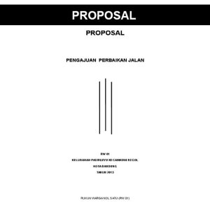 Tugas - Proposal